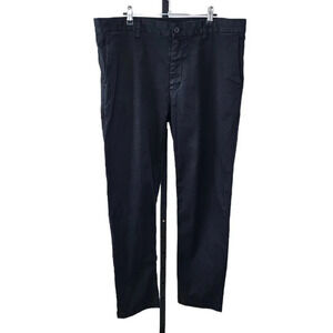 Outerknown Mens SEA Legs Cotton Twill Chino  Pants Size 36 Black Washed